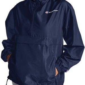 Navy blue champion windbreaker